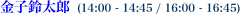 q鑾Y  (14:00 - 14:45